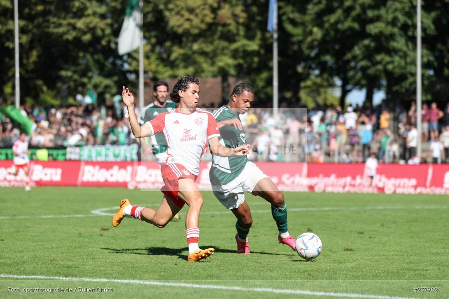 David Jonathans, Willy-Sachs-Stadion, Schweinfurt, 16.09.2023, sport, action, BFV, Fussball, Saison 2023/2024, 10. Spieltag, Regionalliga Bayern, FCB, FCS, FC Bayern München II, 1. FC Schweinfurt 1905 - Bild-ID: 2379821