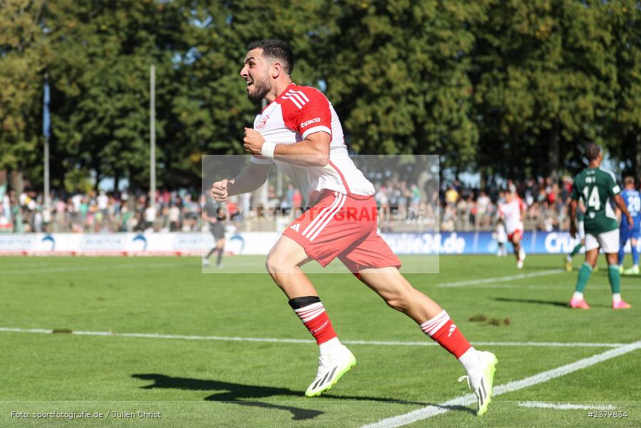 Dion Berisha, Willy-Sachs-Stadion, Schweinfurt, 16.09.2023, sport, action, BFV, Fussball, Saison 2023/2024, 10. Spieltag, Regionalliga Bayern, FCB, FCS, FC Bayern München II, 1. FC Schweinfurt 1905 - Bild-ID: 2379834
