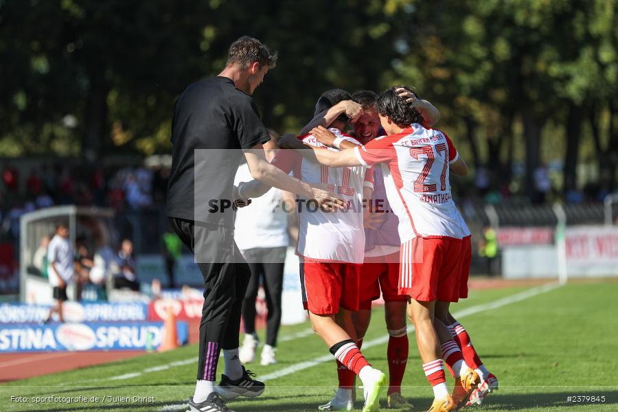 Dion Berisha, Willy-Sachs-Stadion, Schweinfurt, 16.09.2023, sport, action, BFV, Fussball, Saison 2023/2024, 10. Spieltag, Regionalliga Bayern, FCB, FCS, FC Bayern München II, 1. FC Schweinfurt 1905 - Bild-ID: 2379845