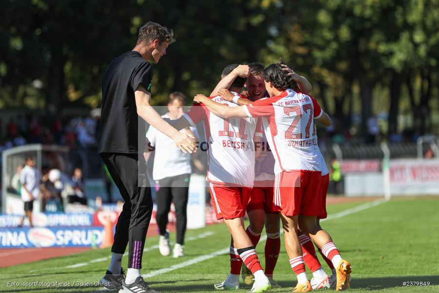 Dion Berisha, Willy-Sachs-Stadion, Schweinfurt, 16.09.2023, sport, action, BFV, Fussball, Saison 2023/2024, 10. Spieltag, Regionalliga Bayern, FCB, FCS, FC Bayern München II, 1. FC Schweinfurt 1905 - Bild-ID: 2379849