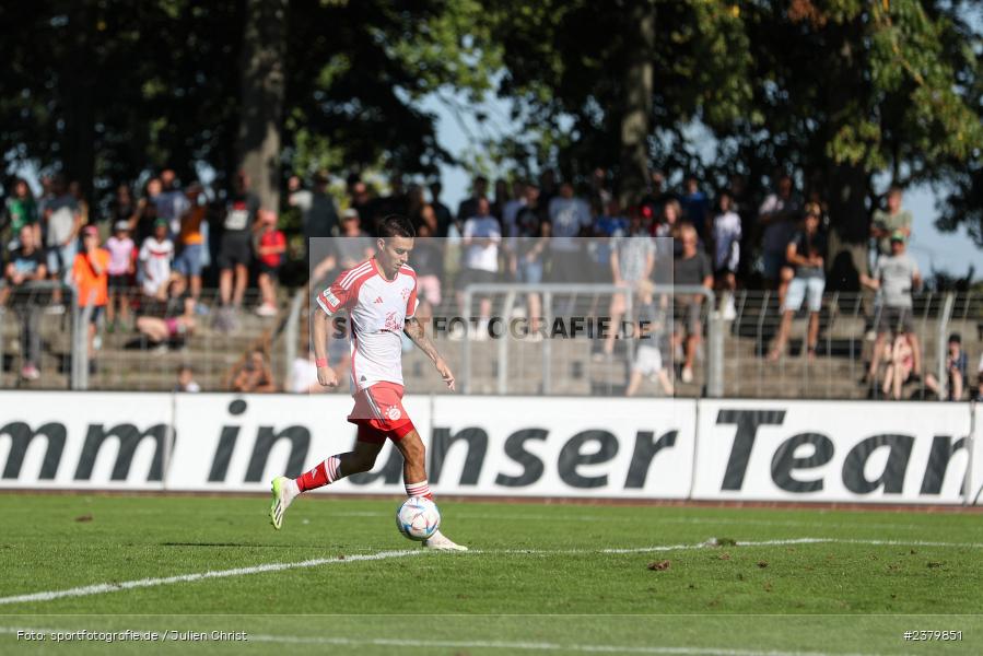 Lucas Fernando Copado Schrobenhauser, Willy-Sachs-Stadion, Schweinfurt, 16.09.2023, sport, action, BFV, Fussball, Saison 2023/2024, 10. Spieltag, Regionalliga Bayern, FCB, FCS, FC Bayern München II, 1. FC Schweinfurt 1905 - Bild-ID: 2379851