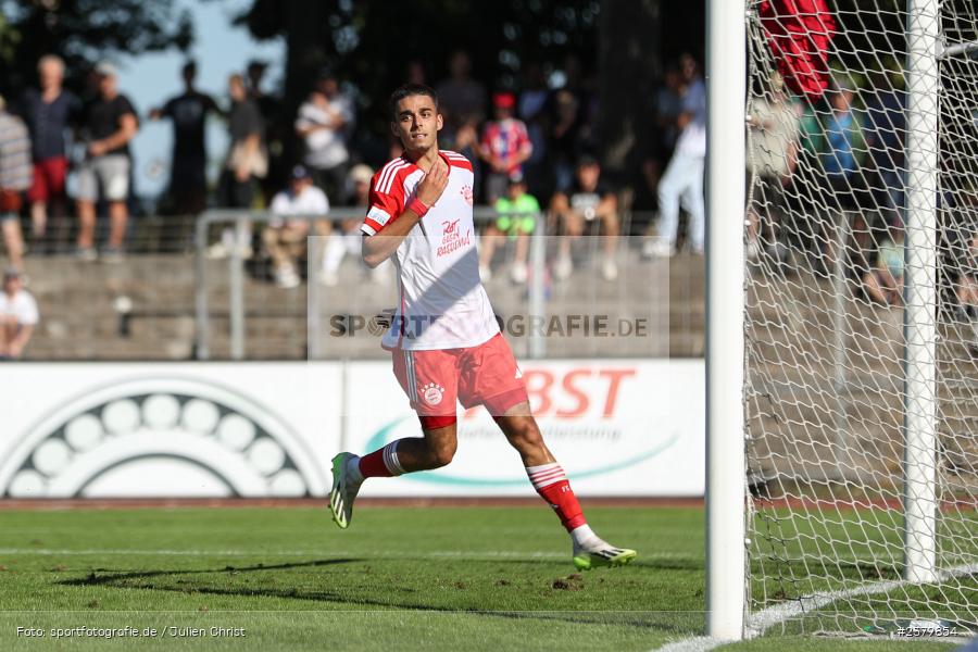 Lucas Fernando Copado Schrobenhauser, Willy-Sachs-Stadion, Schweinfurt, 16.09.2023, sport, action, BFV, Fussball, Saison 2023/2024, 10. Spieltag, Regionalliga Bayern, FCB, FCS, FC Bayern München II, 1. FC Schweinfurt 1905 - Bild-ID: 2379854