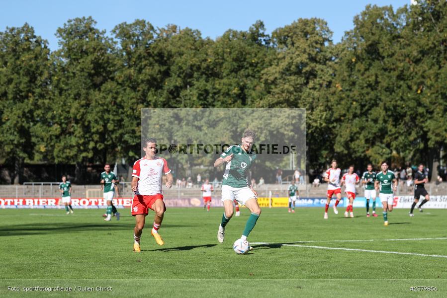 Luca Trslic, Willy-Sachs-Stadion, Schweinfurt, 16.09.2023, sport, action, BFV, Fussball, Saison 2023/2024, 10. Spieltag, Regionalliga Bayern, FCB, FCS, FC Bayern München II, 1. FC Schweinfurt 1905 - Bild-ID: 2379856