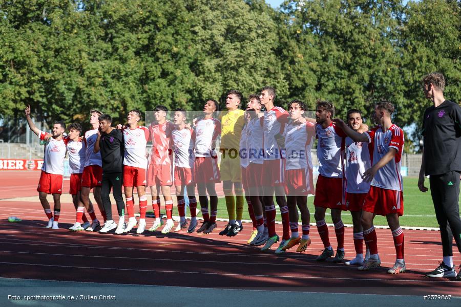 Willy-Sachs-Stadion, Schweinfurt, 16.09.2023, sport, action, BFV, Fussball, Saison 2023/2024, 10. Spieltag, Regionalliga Bayern, FCB, FCS, FC Bayern München II, 1. FC Schweinfurt 1905 - Bild-ID: 2379867