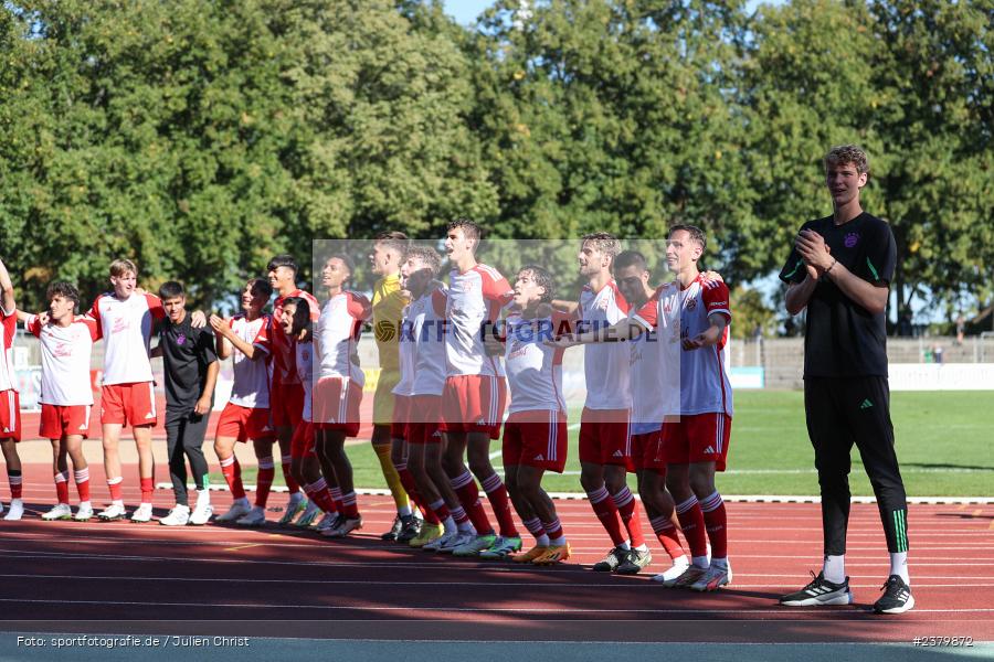 Willy-Sachs-Stadion, Schweinfurt, 16.09.2023, sport, action, BFV, Fussball, Saison 2023/2024, 10. Spieltag, Regionalliga Bayern, FCB, FCS, FC Bayern München II, 1. FC Schweinfurt 1905 - Bild-ID: 2379872