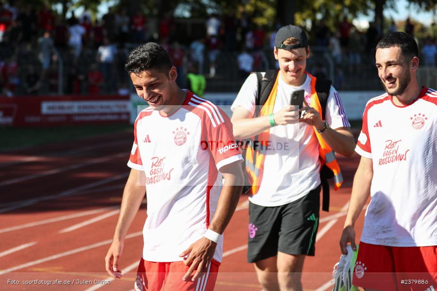 Davide Dell Erba, Willy-Sachs-Stadion, Schweinfurt, 16.09.2023, sport, action, BFV, Fussball, Saison 2023/2024, 10. Spieltag, Regionalliga Bayern, FCB, FCS, FC Bayern München II, 1. FC Schweinfurt 1905 - Bild-ID: 2379886