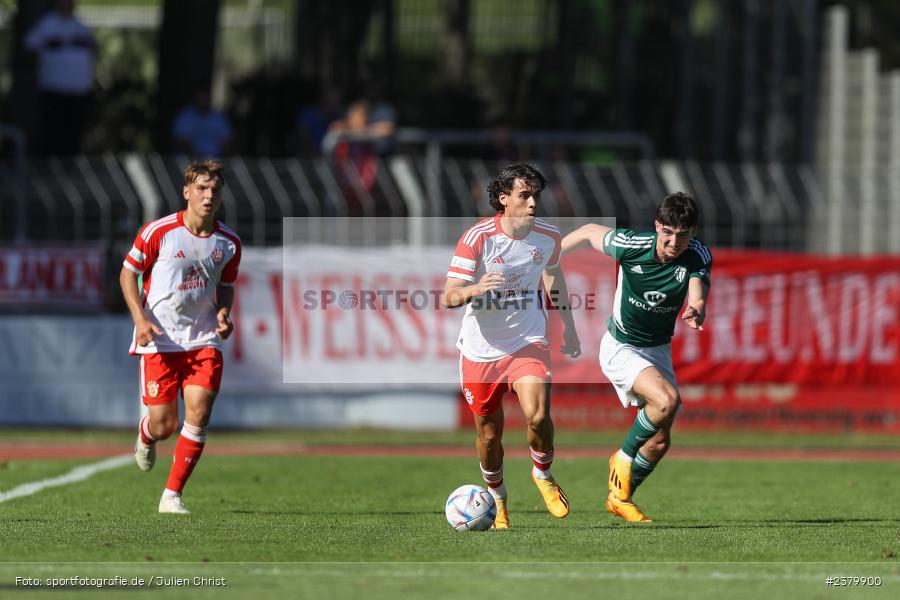 David Jonathans, Willy-Sachs-Stadion, Schweinfurt, 16.09.2023, sport, action, BFV, Fussball, Saison 2023/2024, 10. Spieltag, Regionalliga Bayern, FCB, FCS, FC Bayern München II, 1. FC Schweinfurt 1905 - Bild-ID: 2379900