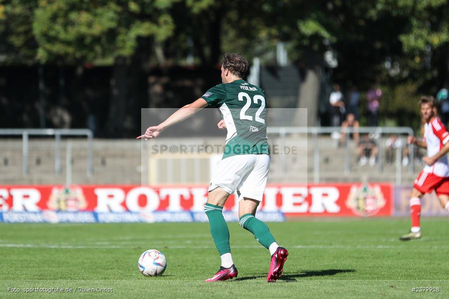 Tom Feulner, Willy-Sachs-Stadion, Schweinfurt, 16.09.2023, sport, action, BFV, Fussball, Saison 2023/2024, 10. Spieltag, Regionalliga Bayern, FCB, FCS, FC Bayern München II, 1. FC Schweinfurt 1905 - Bild-ID: 2379928