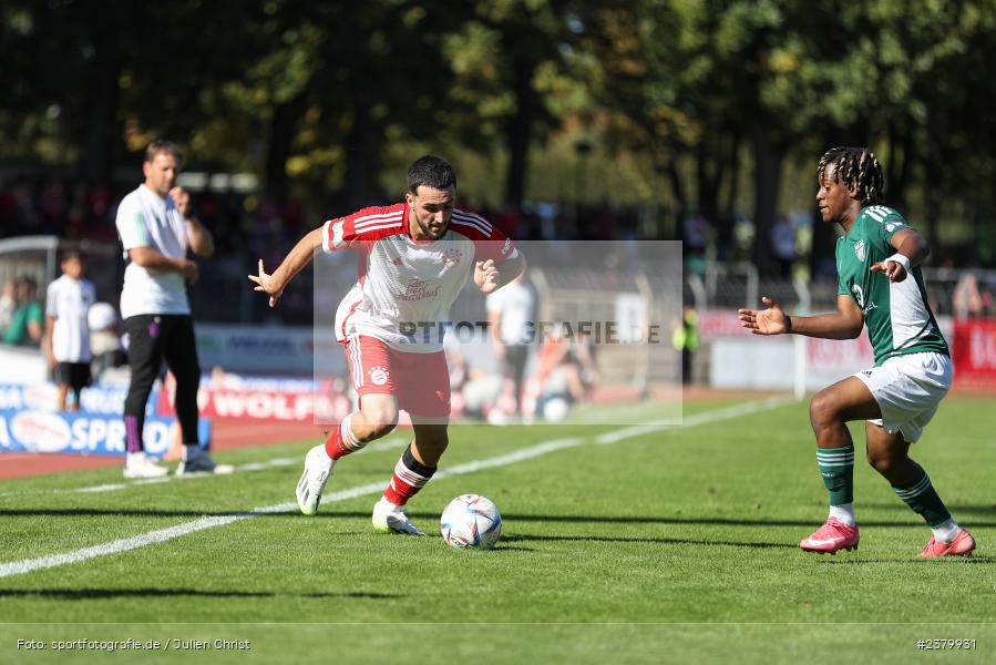 Dion Berisha, Willy-Sachs-Stadion, Schweinfurt, 16.09.2023, sport, action, BFV, Fussball, Saison 2023/2024, 10. Spieltag, Regionalliga Bayern, FCB, FCS, FC Bayern München II, 1. FC Schweinfurt 1905 - Bild-ID: 2379931