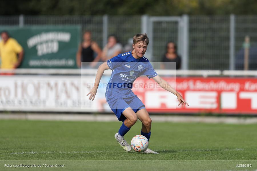 Xaver Lechner, Sportgelände, Karlstadt, 17.09.2023, sport, action, BFV, Fussball, Saison 2023/2024, 8. Spieltag, Kreisliga Würzburg, WFV, FVK, Würzburger FV 04 II, FV Karlstadt - Bild-ID: 2380132