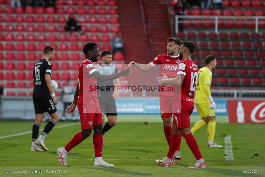 Benjika Caciel, sport, action, Würzburg, Saison 2023/2024, SVW, SV Wacker Burghausen, Regionalliga Bayern, Fussball, FWK, FC Würzburger Kickers, BFV, AKON Arena, 22.09.2023, 11. Spieltag - Bild-ID: 2380237 Benjika Caciel, sport, action, Würzburg, Saison 2023/2024, SVW, SV Wacker Burghausen, Regionalliga Bayern, Fussball, FWK, FC Würzburger Kickers, BFV, AKON Arena, 22.09.2023, 11. Spieltag - Bild-ID: 2380237