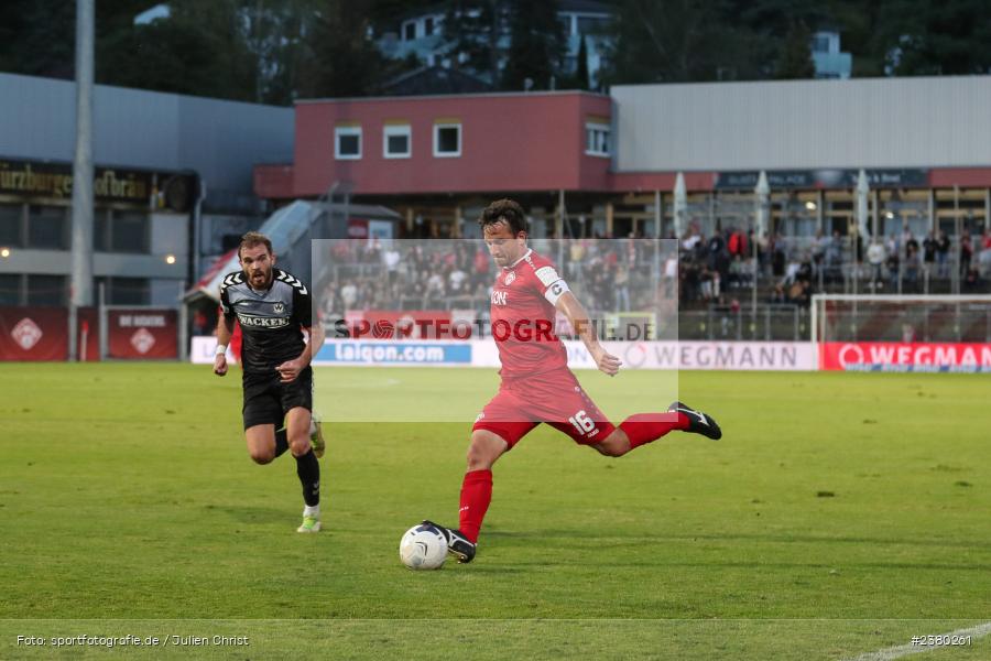Peter Kurzweg, sport, action, Würzburg, Saison 2023/2024, SVW, SV Wacker Burghausen, Regionalliga Bayern, Fussball, FWK, FC Würzburger Kickers, BFV, AKON Arena, 22.09.2023, 11. Spieltag - Bild-ID: 2380261