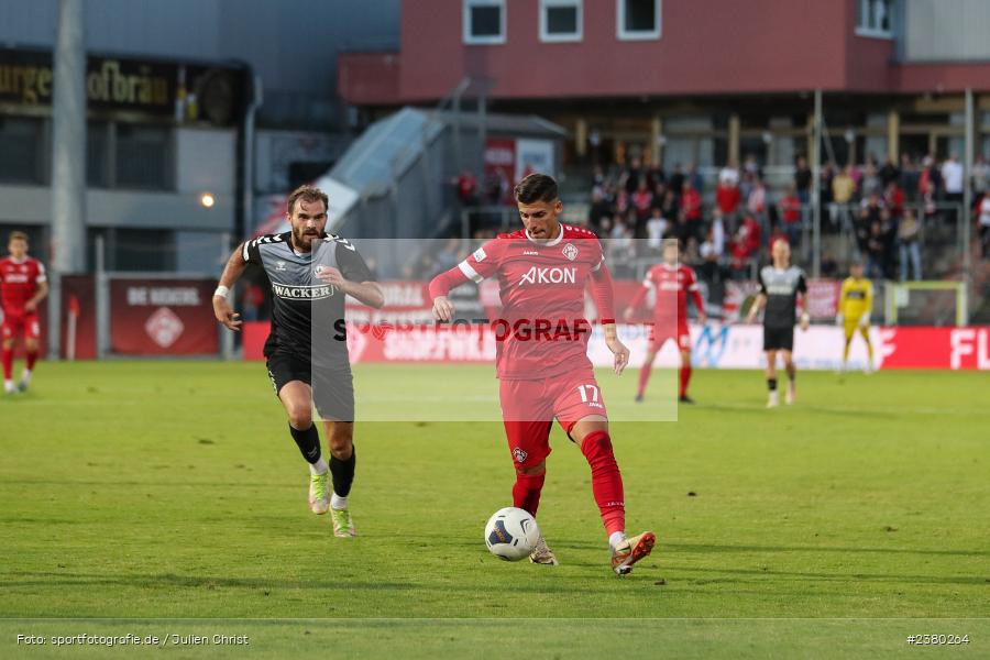 Ivan Franjic, sport, action, Würzburg, Saison 2023/2024, SVW, SV Wacker Burghausen, Regionalliga Bayern, Fussball, FWK, FC Würzburger Kickers, BFV, AKON Arena, 22.09.2023, 11. Spieltag - Bild-ID: 2380264 Ivan Franjic, sport, action, Würzburg, Saison 2023/2024, SVW, SV Wacker Burghausen, Regionalliga Bayern, Fussball, FWK, FC Würzburger Kickers, BFV, AKON Arena, 22.09.2023, 11. Spieltag - Bild-ID: 2380264