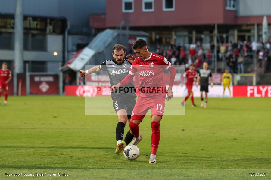 Ivan Franjic, sport, action, Würzburg, Saison 2023/2024, SVW, SV Wacker Burghausen, Regionalliga Bayern, Fussball, FWK, FC Würzburger Kickers, BFV, AKON Arena, 22.09.2023, 11. Spieltag - Bild-ID: 2380265 Ivan Franjic, sport, action, Würzburg, Saison 2023/2024, SVW, SV Wacker Burghausen, Regionalliga Bayern, Fussball, FWK, FC Würzburger Kickers, BFV, AKON Arena, 22.09.2023, 11. Spieltag - Bild-ID: 2380265