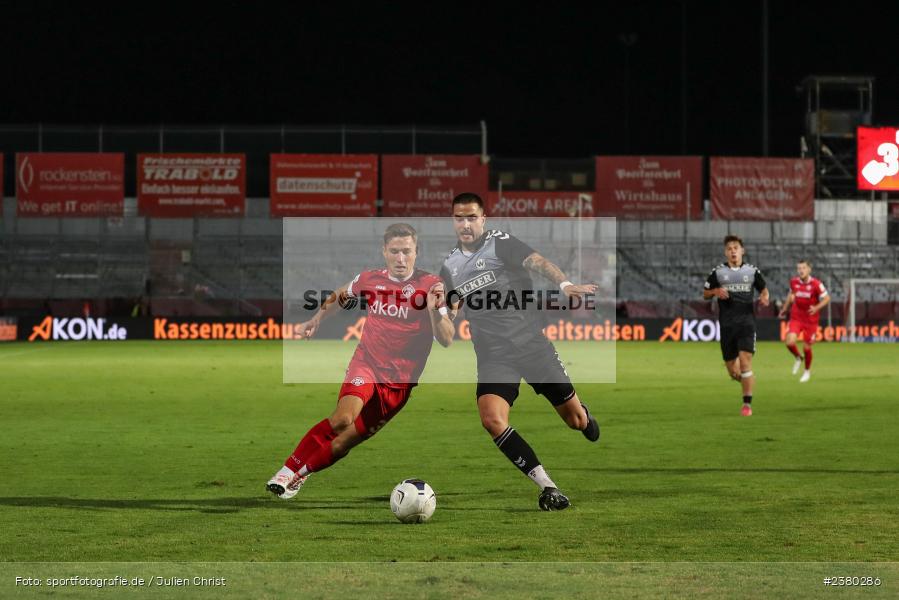 Tim Kraus, sport, action, Würzburg, Saison 2023/2024, SVW, SV Wacker Burghausen, Regionalliga Bayern, Fussball, FWK, FC Würzburger Kickers, BFV, AKON Arena, 22.09.2023, 11. Spieltag - Bild-ID: 2380286
