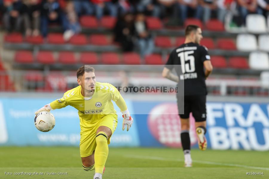Markus Schöller, sport, action, Würzburg, Saison 2023/2024, SVW, SV Wacker Burghausen, Regionalliga Bayern, Fussball, FWK, FC Würzburger Kickers, BFV, AKON Arena, 22.09.2023, 11. Spieltag - Bild-ID: 2380404