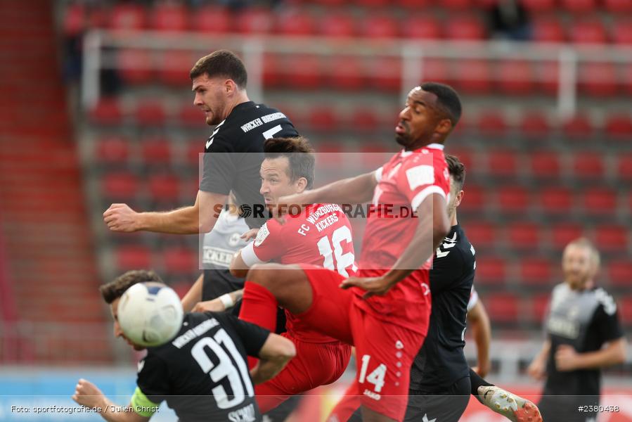 Peter Kurzweg, sport, action, Würzburg, Saison 2023/2024, SVW, SV Wacker Burghausen, Regionalliga Bayern, Fussball, FWK, FC Würzburger Kickers, BFV, AKON Arena, 22.09.2023, 11. Spieltag - Bild-ID: 2380438