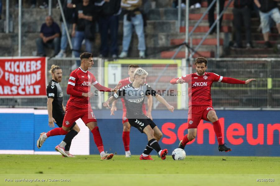 Alexander Fabian Bazdrigiannis, sport, action, Würzburg, Saison 2023/2024, SVW, SV Wacker Burghausen, Regionalliga Bayern, Fussball, FWK, FC Würzburger Kickers, BFV, AKON Arena, 22.09.2023, 11. Spieltag - Bild-ID: 2380528 Alexander Fabian Bazdrigiannis, sport, action, Würzburg, Saison 2023/2024, SVW, SV Wacker Burghausen, Regionalliga Bayern, Fussball, FWK, FC Würzburger Kickers, BFV, AKON Arena, 22.09.2023, 11. Spieltag - Bild-ID: 2380528