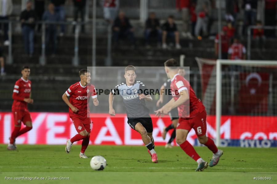 Artur Andreichyk, sport, action, Würzburg, Saison 2023/2024, SVW, SV Wacker Burghausen, Regionalliga Bayern, Fussball, FWK, FC Würzburger Kickers, BFV, AKON Arena, 22.09.2023, 11. Spieltag - Bild-ID: 2380590 Artur Andreichyk, sport, action, Würzburg, Saison 2023/2024, SVW, SV Wacker Burghausen, Regionalliga Bayern, Fussball, FWK, FC Würzburger Kickers, BFV, AKON Arena, 22.09.2023, 11. Spieltag - Bild-ID: 2380590
