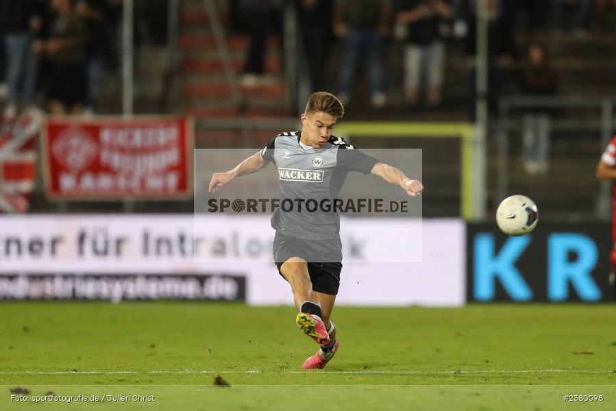 Artur Andreichyk, sport, action, Würzburg, Saison 2023/2024, SVW, SV Wacker Burghausen, Regionalliga Bayern, Fussball, FWK, FC Würzburger Kickers, BFV, AKON Arena, 22.09.2023, 11. Spieltag - Bild-ID: 2380598 Artur Andreichyk, sport, action, Würzburg, Saison 2023/2024, SVW, SV Wacker Burghausen, Regionalliga Bayern, Fussball, FWK, FC Würzburger Kickers, BFV, AKON Arena, 22.09.2023, 11. Spieltag - Bild-ID: 2380598