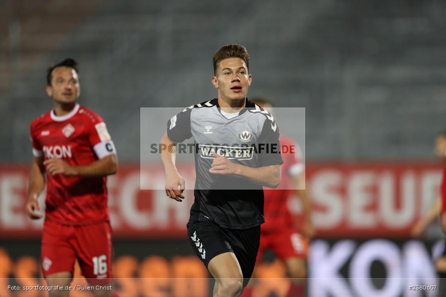 Artur Andreichyk, sport, action, Würzburg, Saison 2023/2024, SVW, SV Wacker Burghausen, Regionalliga Bayern, Fussball, FWK, FC Würzburger Kickers, BFV, AKON Arena, 22.09.2023, 11. Spieltag - Bild-ID: 2380607