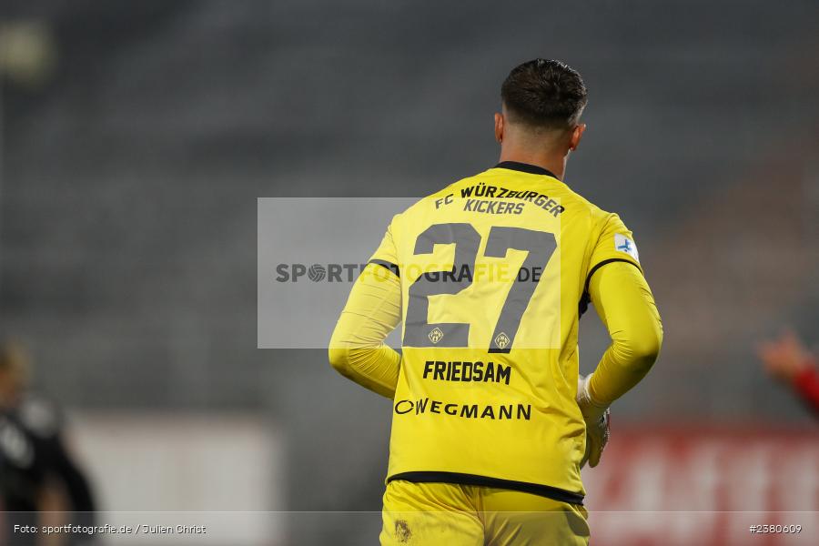 Vincent Friedsam, sport, action, Würzburg, Saison 2023/2024, SVW, SV Wacker Burghausen, Regionalliga Bayern, Fussball, FWK, FC Würzburger Kickers, BFV, AKON Arena, 22.09.2023, 11. Spieltag - Bild-ID: 2380609