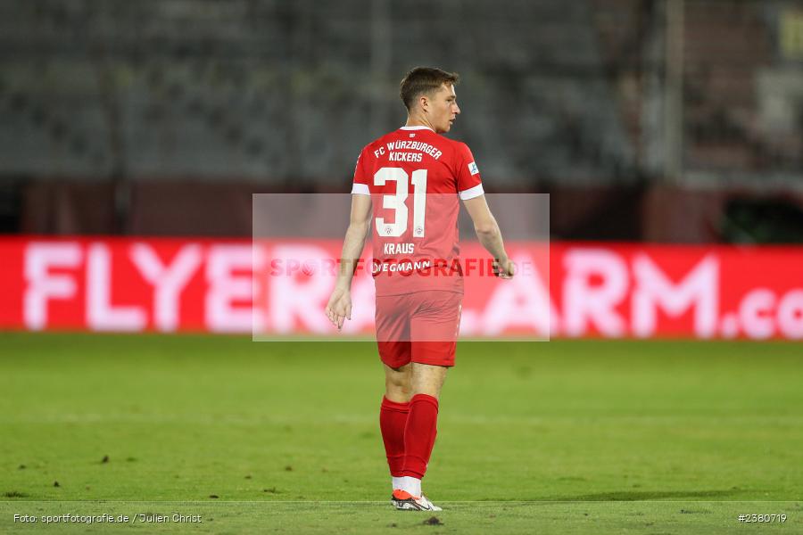 Tim Kraus, sport, action, Würzburg, Saison 2023/2024, SVW, SV Wacker Burghausen, Regionalliga Bayern, Fussball, FWK, FC Würzburger Kickers, BFV, AKON Arena, 22.09.2023, 11. Spieltag - Bild-ID: 2380719