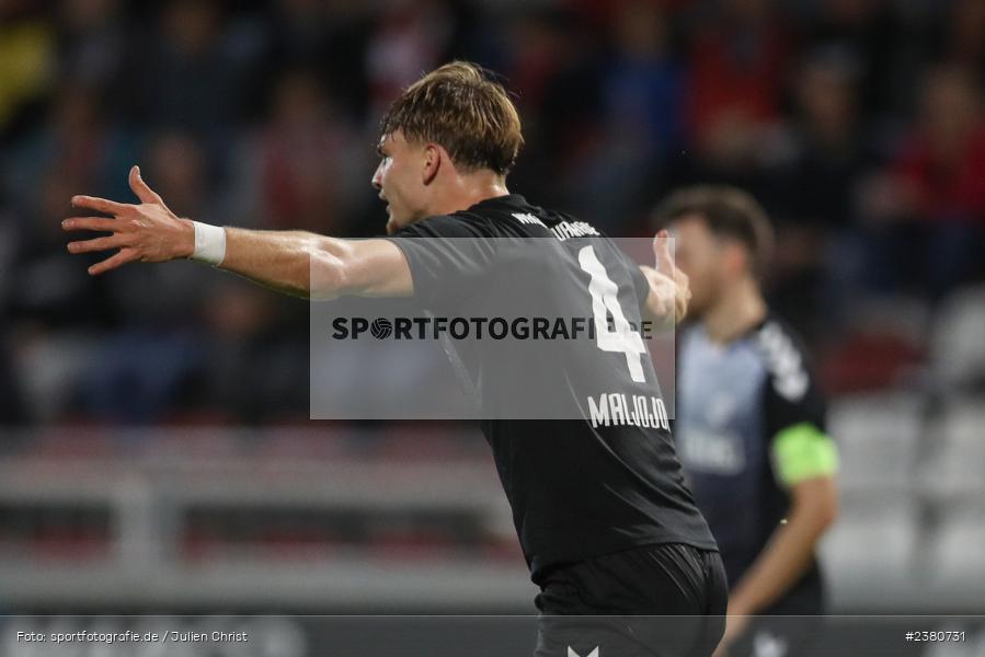 Jasper Maljojoki, sport, action, Würzburg, Saison 2023/2024, SVW, SV Wacker Burghausen, Regionalliga Bayern, Fussball, FWK, FC Würzburger Kickers, BFV, AKON Arena, 22.09.2023, 11. Spieltag - Bild-ID: 2380731