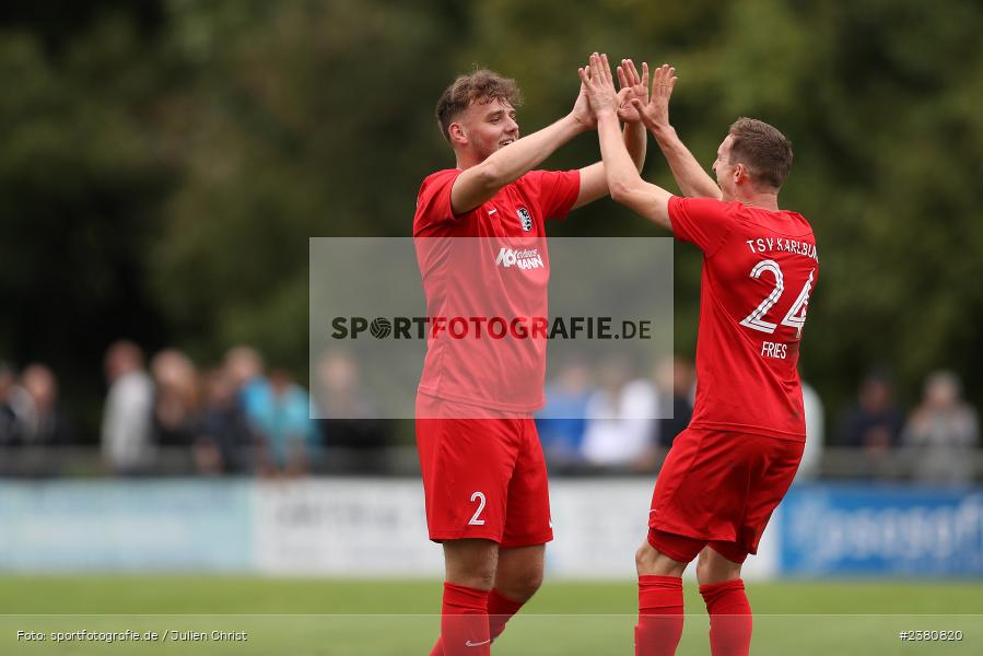 Fabian Jordan, Sportgelände, Karlburg, 23.09.2023, sport, action, BFV, Fussball, Saison 2023/2024, 12. Spieltag, Landesliga Nordwest, TUS, TSV, TuS Aschaffenburg-Leider, TSV Karlburg - Bild-ID: 2380820