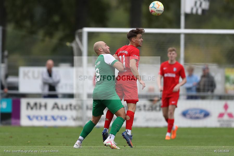 Jari Heuchert, Sportgelände, Karlburg, 23.09.2023, sport, action, BFV, Fussball, Saison 2023/2024, 12. Spieltag, Landesliga Nordwest, TUS, TSV, TuS Aschaffenburg-Leider, TSV Karlburg - Bild-ID: 2380838
