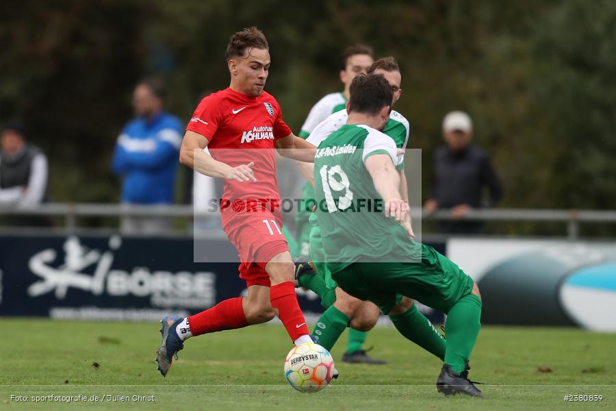 Jari Heuchert, Sportgelände, Karlburg, 23.09.2023, sport, action, BFV, Fussball, Saison 2023/2024, 12. Spieltag, Landesliga Nordwest, TUS, TSV, TuS Aschaffenburg-Leider, TSV Karlburg - Bild-ID: 2380839