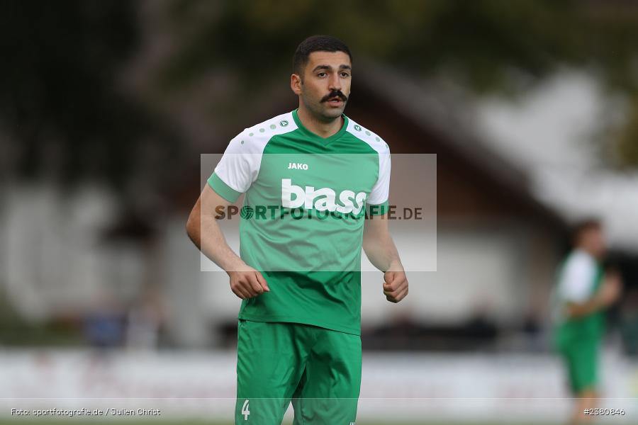 Volkan Pancar, Sportgelände, Karlburg, 23.09.2023, sport, action, BFV, Fussball, Saison 2023/2024, 12. Spieltag, Landesliga Nordwest, TUS, TSV, TuS Aschaffenburg-Leider, TSV Karlburg - Bild-ID: 2380846