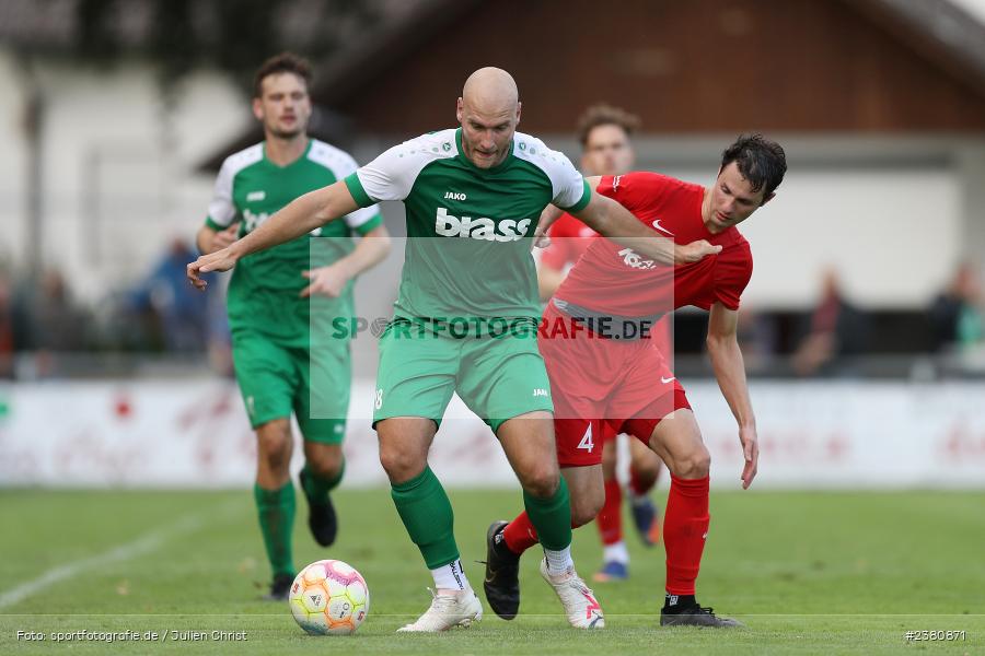 Marvin Sauerwein, Sportgelände, Karlburg, 23.09.2023, sport, action, BFV, Fussball, Saison 2023/2024, 12. Spieltag, Landesliga Nordwest, TUS, TSV, TuS Aschaffenburg-Leider, TSV Karlburg - Bild-ID: 2380871 Marvin Sauerwein, Sportgelände, Karlburg, 23.09.2023, sport, action, BFV, Fussball, Saison 2023/2024, 12. Spieltag, Landesliga Nordwest, TUS, TSV, TuS Aschaffenburg-Leider, TSV Karlburg - Bild-ID: 2380871