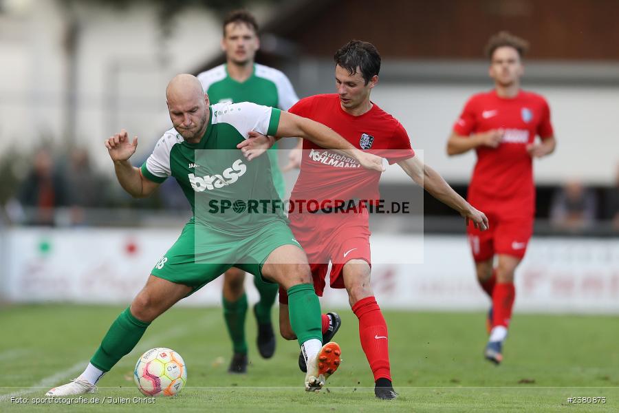 Marvin Sauerwein, Sportgelände, Karlburg, 23.09.2023, sport, action, BFV, Fussball, Saison 2023/2024, 12. Spieltag, Landesliga Nordwest, TUS, TSV, TuS Aschaffenburg-Leider, TSV Karlburg - Bild-ID: 2380873 Marvin Sauerwein, Sportgelände, Karlburg, 23.09.2023, sport, action, BFV, Fussball, Saison 2023/2024, 12. Spieltag, Landesliga Nordwest, TUS, TSV, TuS Aschaffenburg-Leider, TSV Karlburg - Bild-ID: 2380873