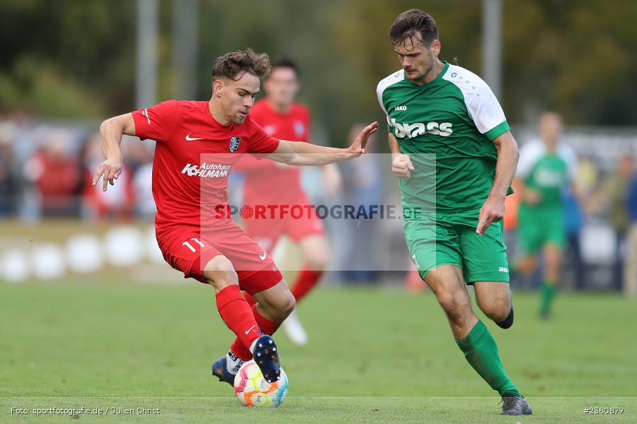 Jari Heuchert, Sportgelände, Karlburg, 23.09.2023, sport, action, BFV, Fussball, Saison 2023/2024, 12. Spieltag, Landesliga Nordwest, TUS, TSV, TuS Aschaffenburg-Leider, TSV Karlburg - Bild-ID: 2380879 Jari Heuchert, Sportgelände, Karlburg, 23.09.2023, sport, action, BFV, Fussball, Saison 2023/2024, 12. Spieltag, Landesliga Nordwest, TUS, TSV, TuS Aschaffenburg-Leider, TSV Karlburg - Bild-ID: 2380879