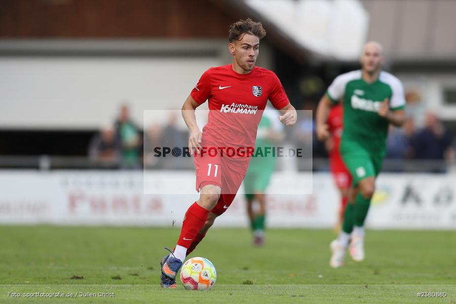 Jari Heuchert, Sportgelände, Karlburg, 23.09.2023, sport, action, BFV, Fussball, Saison 2023/2024, 12. Spieltag, Landesliga Nordwest, TUS, TSV, TuS Aschaffenburg-Leider, TSV Karlburg - Bild-ID: 2380880