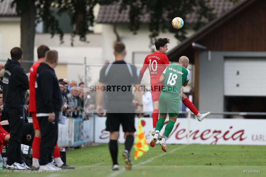 Jan Martin, Sportgelände, Karlburg, 23.09.2023, sport, action, BFV, Fussball, Saison 2023/2024, 12. Spieltag, Landesliga Nordwest, TUS, TSV, TuS Aschaffenburg-Leider, TSV Karlburg - Bild-ID: 2380883 Jan Martin, Sportgelände, Karlburg, 23.09.2023, sport, action, BFV, Fussball, Saison 2023/2024, 12. Spieltag, Landesliga Nordwest, TUS, TSV, TuS Aschaffenburg-Leider, TSV Karlburg - Bild-ID: 2380883