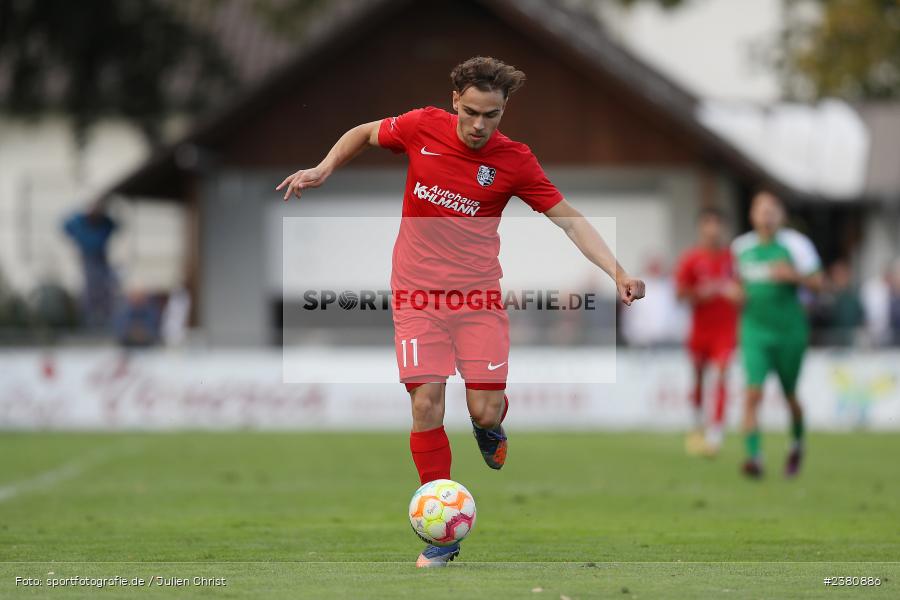 Jari Heuchert, Sportgelände, Karlburg, 23.09.2023, sport, action, BFV, Fussball, Saison 2023/2024, 12. Spieltag, Landesliga Nordwest, TUS, TSV, TuS Aschaffenburg-Leider, TSV Karlburg - Bild-ID: 2380886 Jari Heuchert, Sportgelände, Karlburg, 23.09.2023, sport, action, BFV, Fussball, Saison 2023/2024, 12. Spieltag, Landesliga Nordwest, TUS, TSV, TuS Aschaffenburg-Leider, TSV Karlburg - Bild-ID: 2380886