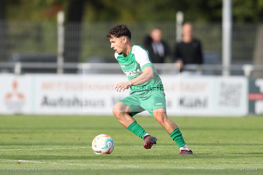 Aykut Oekeer, Sportgelände, Karlburg, 23.09.2023, sport, action, BFV, Fussball, Saison 2023/2024, 12. Spieltag, Landesliga Nordwest, TUS, TSV, TuS Aschaffenburg-Leider, TSV Karlburg - Bild-ID: 2380894