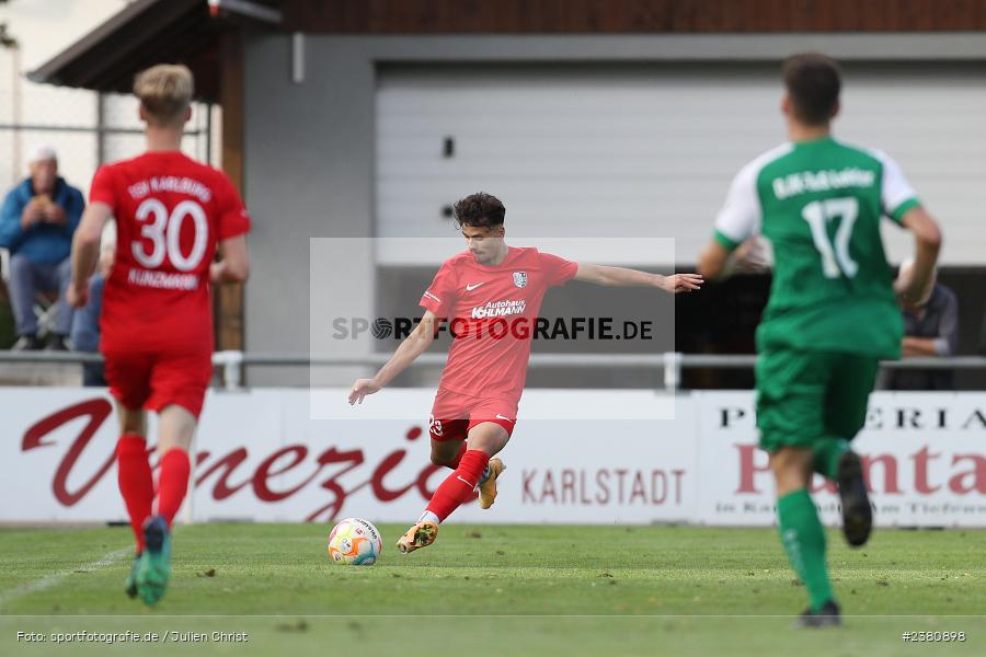 Fabio Tudor, Sportgelände, Karlburg, 23.09.2023, sport, action, BFV, Fussball, Saison 2023/2024, 12. Spieltag, Landesliga Nordwest, TUS, TSV, TuS Aschaffenburg-Leider, TSV Karlburg - Bild-ID: 2380898