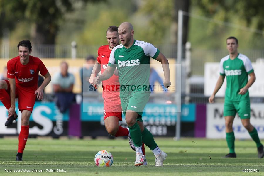 Marvin Sauerwein, Sportgelände, Karlburg, 23.09.2023, sport, action, BFV, Fussball, Saison 2023/2024, 12. Spieltag, Landesliga Nordwest, TUS, TSV, TuS Aschaffenburg-Leider, TSV Karlburg - Bild-ID: 2380901