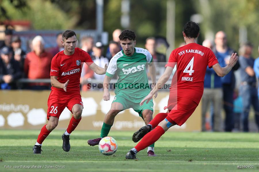 Aykut Oekeer, Sportgelände, Karlburg, 23.09.2023, sport, action, BFV, Fussball, Saison 2023/2024, 12. Spieltag, Landesliga Nordwest, TUS, TSV, TuS Aschaffenburg-Leider, TSV Karlburg - Bild-ID: 2380902
