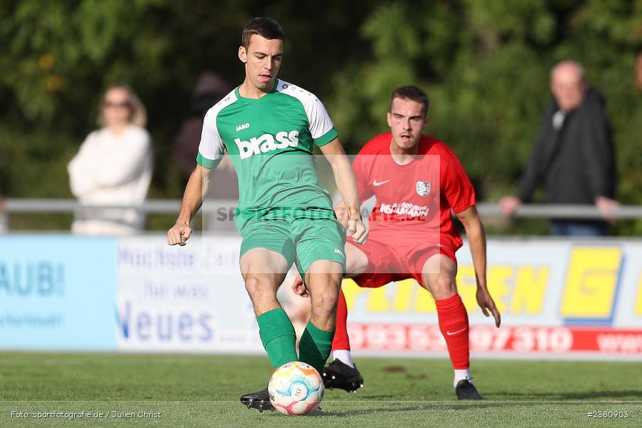 Philipp Zschirpe, Sportgelände, Karlburg, 23.09.2023, sport, action, BFV, Fussball, Saison 2023/2024, 12. Spieltag, Landesliga Nordwest, TUS, TSV, TuS Aschaffenburg-Leider, TSV Karlburg - Bild-ID: 2380903