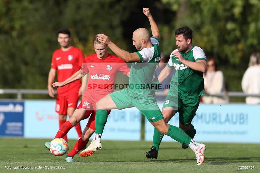 Marco Kunzmann, Sportgelände, Karlburg, 23.09.2023, sport, action, BFV, Fussball, Saison 2023/2024, 12. Spieltag, Landesliga Nordwest, TUS, TSV, TuS Aschaffenburg-Leider, TSV Karlburg - Bild-ID: 2380909