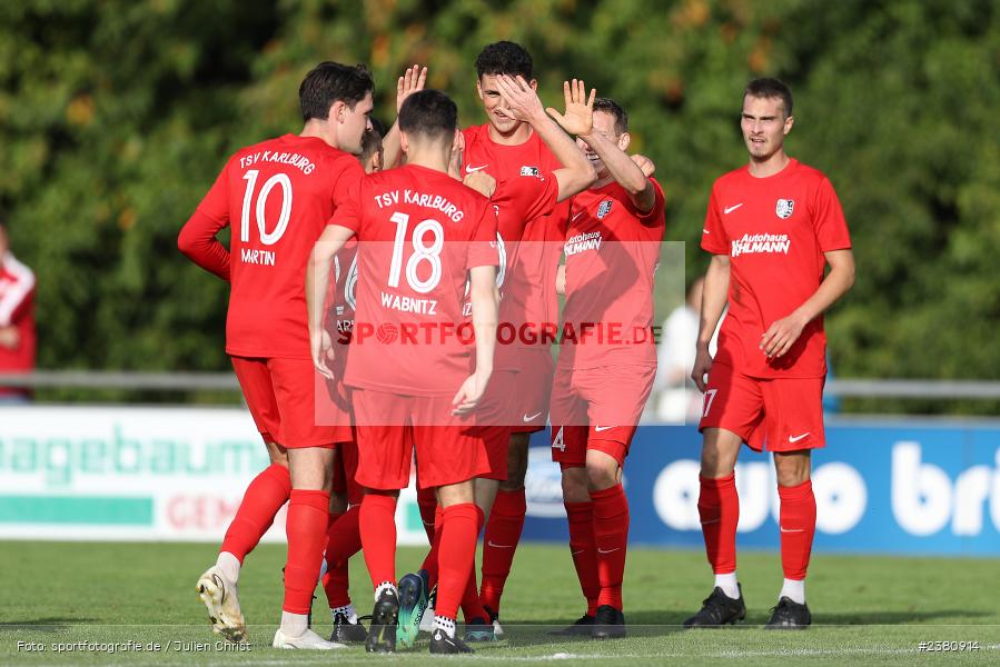 Sportgelände, Karlburg, 23.09.2023, sport, action, BFV, Fussball, Saison 2023/2024, 12. Spieltag, Landesliga Nordwest, TUS, TSV, TuS Aschaffenburg-Leider, TSV Karlburg - Bild-ID: 2380914