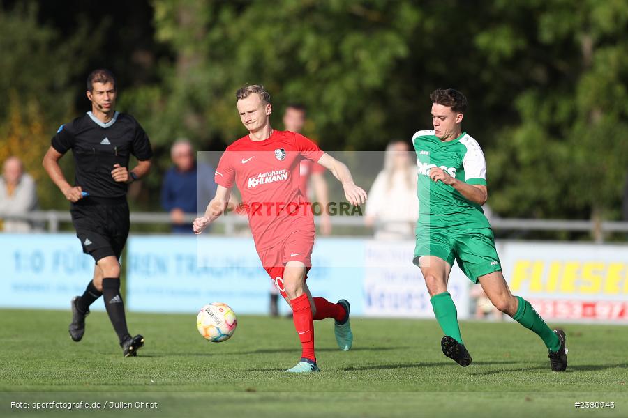Marco Kunzmann, Sportgelände, Karlburg, 23.09.2023, sport, action, BFV, Fussball, Saison 2023/2024, 12. Spieltag, Landesliga Nordwest, TUS, TSV, TuS Aschaffenburg-Leider, TSV Karlburg - Bild-ID: 2380943