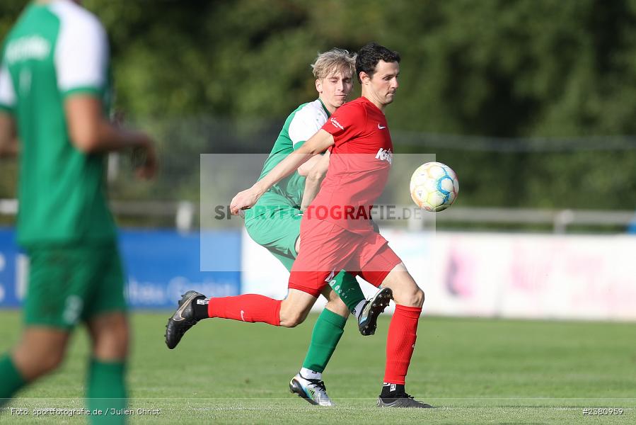 Cedric Fenske, Sportgelände, Karlburg, 23.09.2023, sport, action, BFV, Fussball, Saison 2023/2024, 12. Spieltag, Landesliga Nordwest, TUS, TSV, TuS Aschaffenburg-Leider, TSV Karlburg - Bild-ID: 2380959