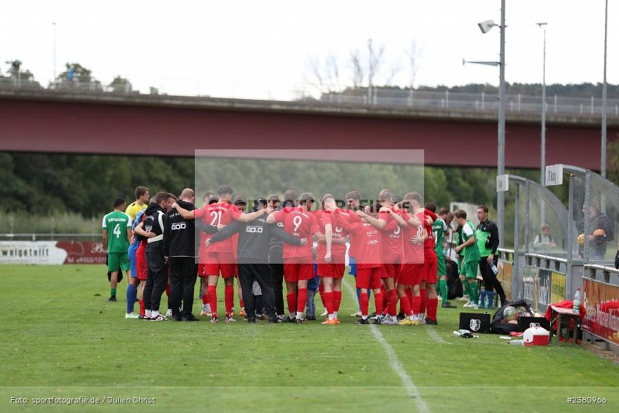 Mannschaftskreis, Sportgelände, Karlburg, 23.09.2023, sport, action, BFV, Fussball, Saison 2023/2024, 12. Spieltag, Landesliga Nordwest, TUS, TSV, TuS Aschaffenburg-Leider, TSV Karlburg - Bild-ID: 2380966
