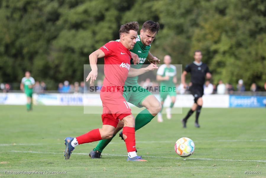 Jari Heuchert, Sportgelände, Karlburg, 23.09.2023, sport, action, BFV, Fussball, Saison 2023/2024, 12. Spieltag, Landesliga Nordwest, TUS, TSV, TuS Aschaffenburg-Leider, TSV Karlburg - Bild-ID: 2380971