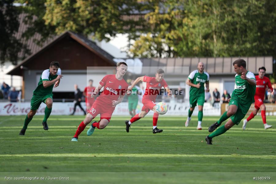 Philipp Fischer, Sportgelände, Karlburg, 23.09.2023, sport, action, BFV, Fussball, Saison 2023/2024, 12. Spieltag, Landesliga Nordwest, TUS, TSV, TuS Aschaffenburg-Leider, TSV Karlburg - Bild-ID: 2380979 Philipp Fischer, Sportgelände, Karlburg, 23.09.2023, sport, action, BFV, Fussball, Saison 2023/2024, 12. Spieltag, Landesliga Nordwest, TUS, TSV, TuS Aschaffenburg-Leider, TSV Karlburg - Bild-ID: 2380979